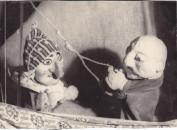 Mr Punch fooling the hangman