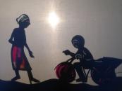 death in a Nut - Nan with Jack on bike